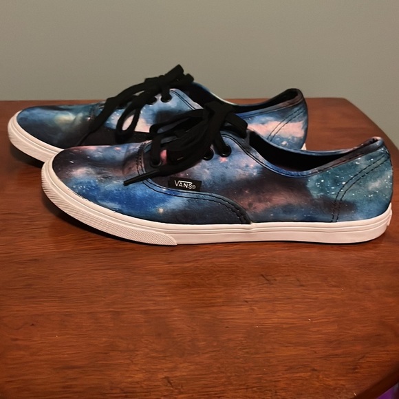 Vans Galaxy Space Sneakers Unisex M 5 W 6.5 lace up lo shoe sky night stars - Picture 3 of 7